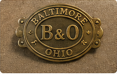 Baltimore and Ohio badge